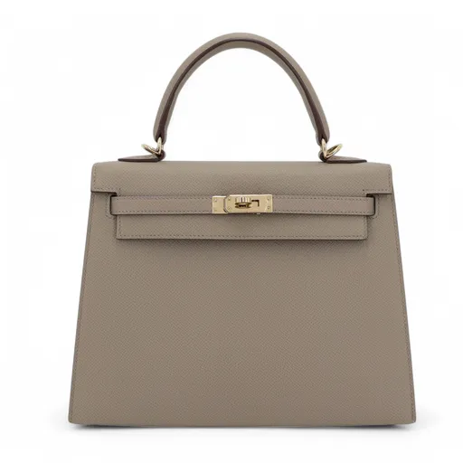 Kelly 25 Sellier HSS Gris Asphalte (M8) Beige Sable (1I)