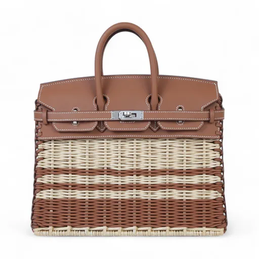 Birkin Picnic 25 Stripe Gold (37)