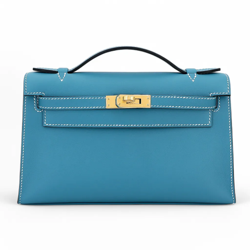 HERMES オニメトゥ2 ヴォ―スイフト ショルダーバッグ ブルージーン HERMES オニメトゥ2 ヴォ―スイフト ショルダーバッグ ブルージーン