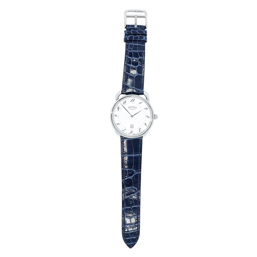 Arceau watch 40mm Bleu Saphir (73)