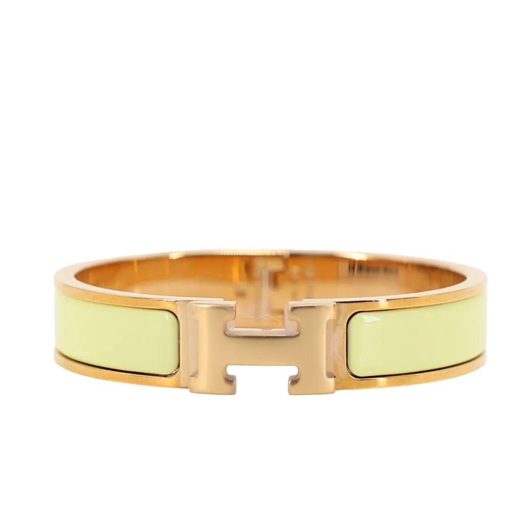 Clic H PM bracelet Yellow