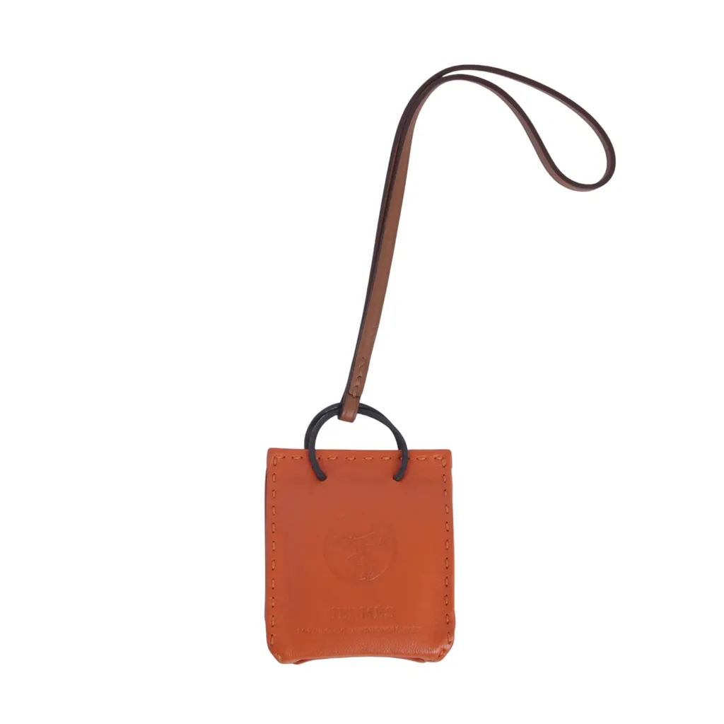 Sac Orange Bag charm Orange