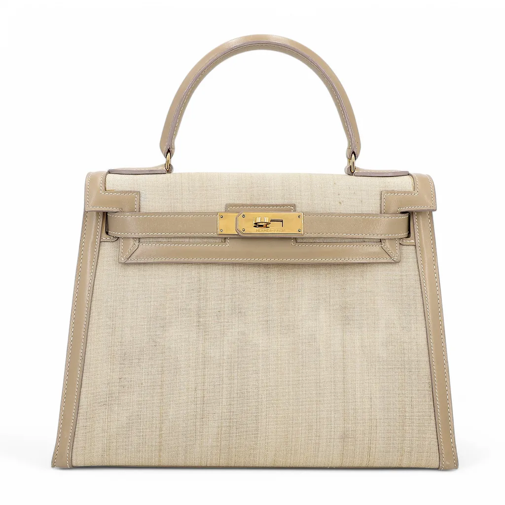 Kelly 28 Sellier Crinoline Beige