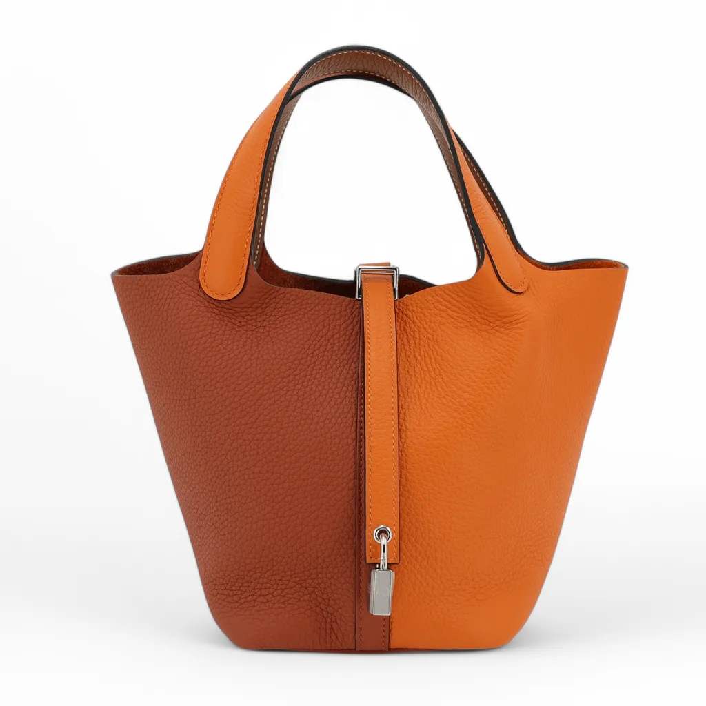 Picotin PM Casaque Orange (93) Cuivre (6C) Gold (37)