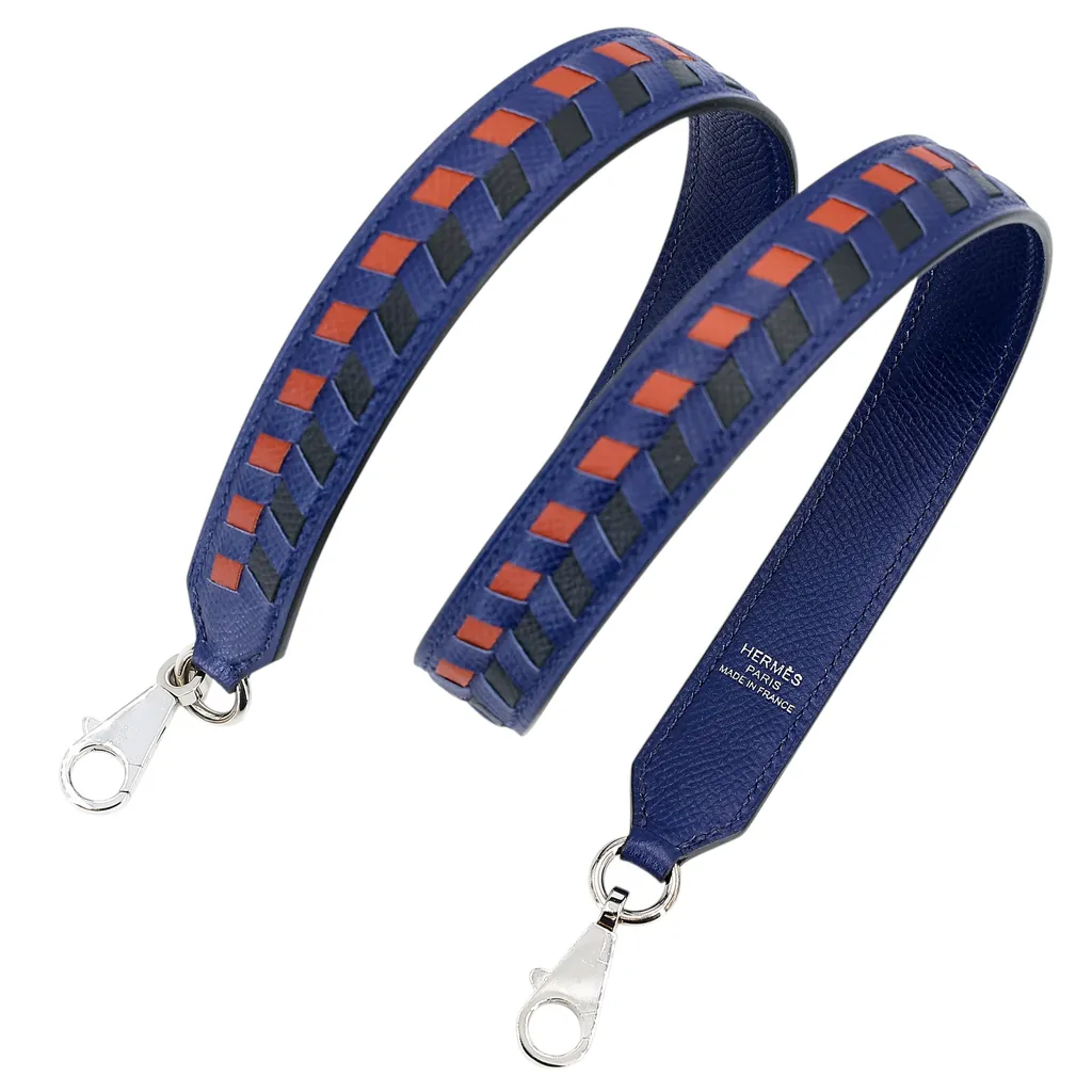 Strap Tressage 70cm Bleu Indigo (76) Terre Battue (R1)