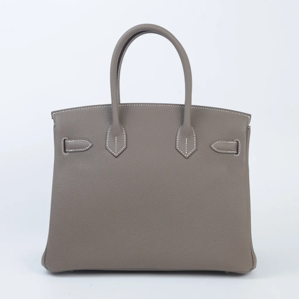 ランク N 新品 HERMÈS エルメス バーキン30 エトゥープ (18) トゴ 