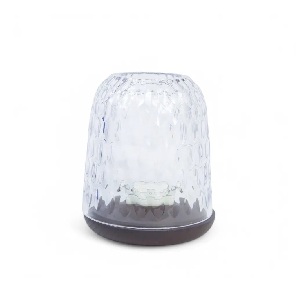 Saint Louis Folia Candle Holder Brown