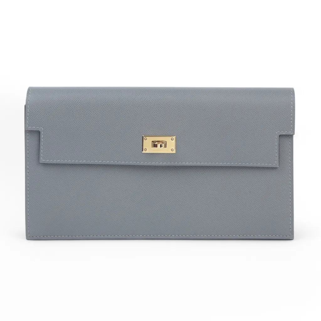 Kelly Pocket Long wallet Gris Meyer (0L)