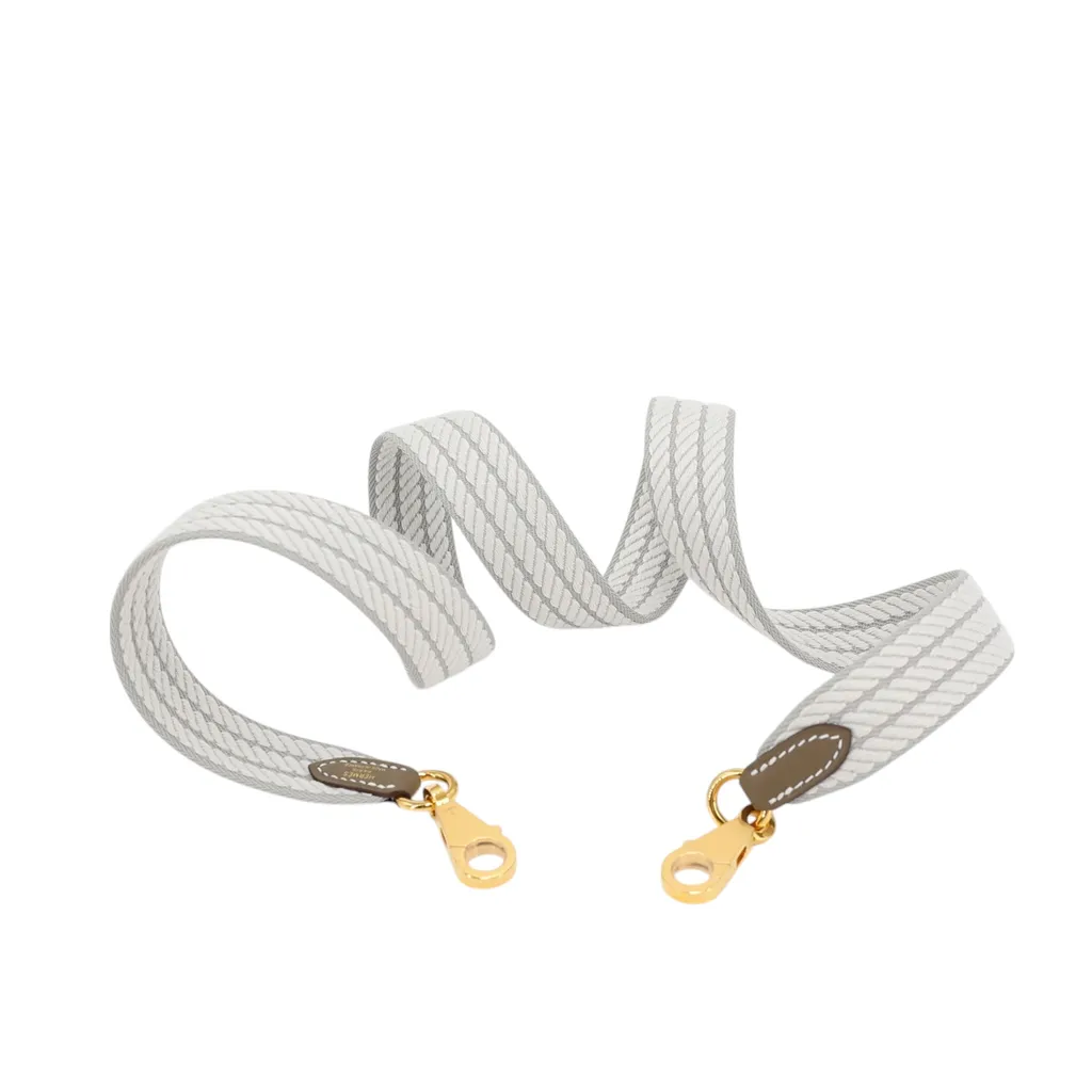 Sangle Cordage 25 mm bag strap Etoupe (18) Gris Perle (80)