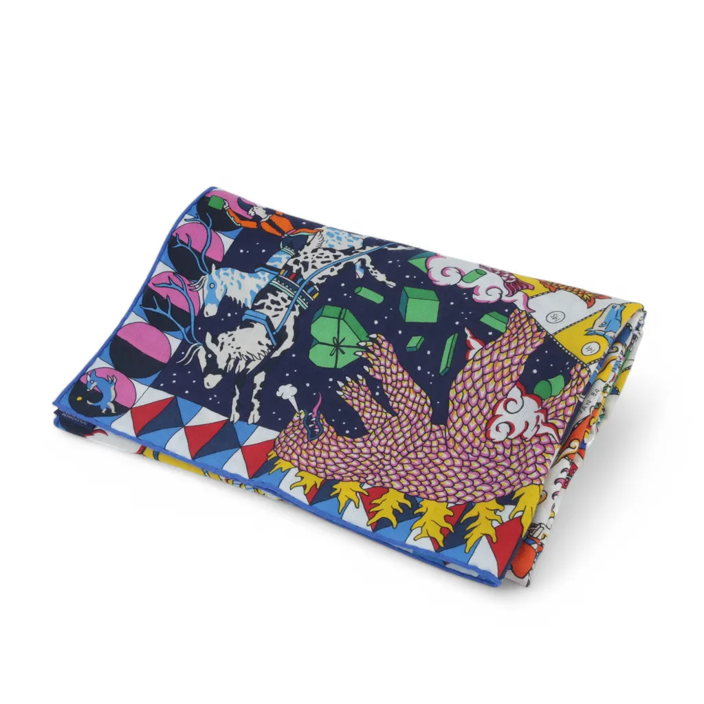 Carre 140 Scarf  l'epopee d'hermes Multi-color