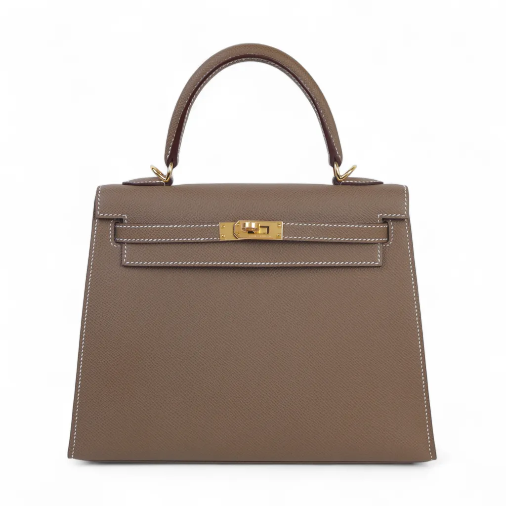 Kelly 25 Sellier Etoupe (18)