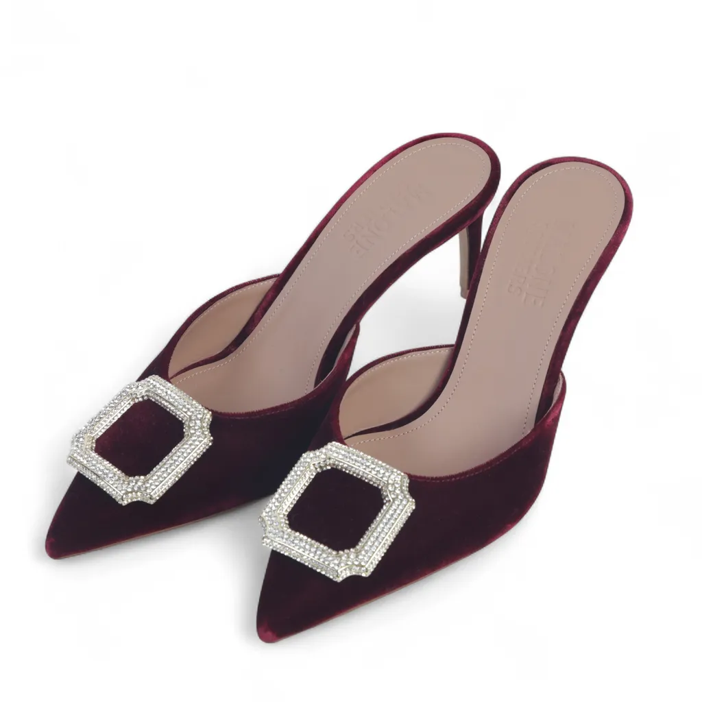 Malone Souliers Mona 70mm レッド