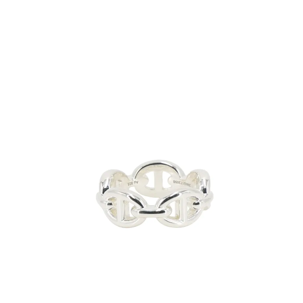 Bague Chaine D Ancre Enhainee PM Ring Silver