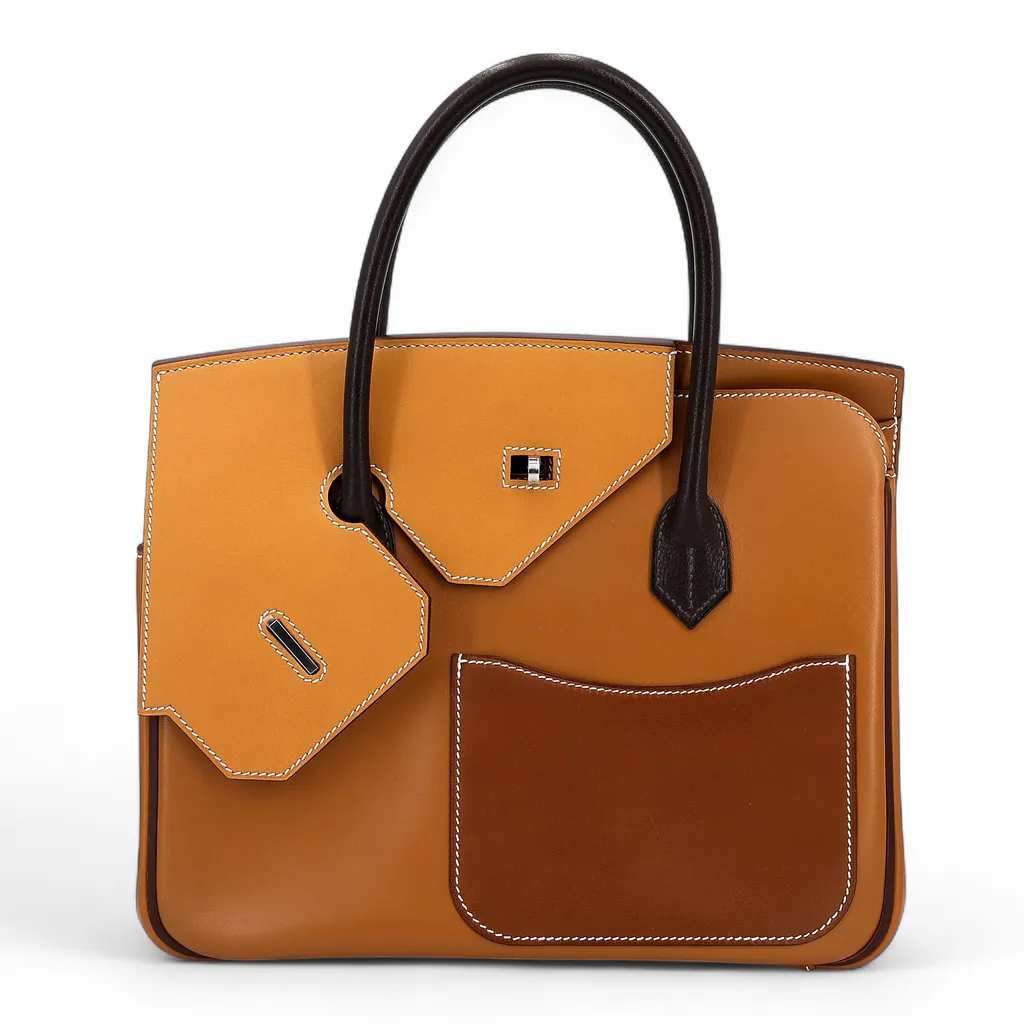 Birkin 30 en Desordre Fauve (34) Ebene (46) Natural Sable (21)