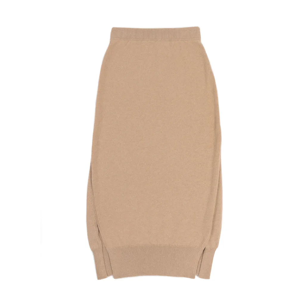 BARRIE Iconic cashmere skirt ベージュ