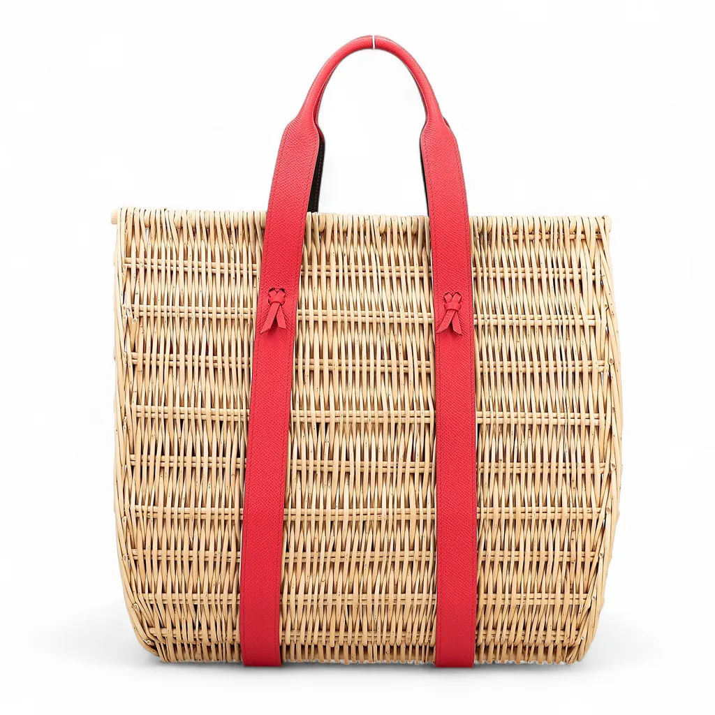 Panier en osier GM Aleatoire Rouge Tomate (S5) Bleu Orage (Y7)