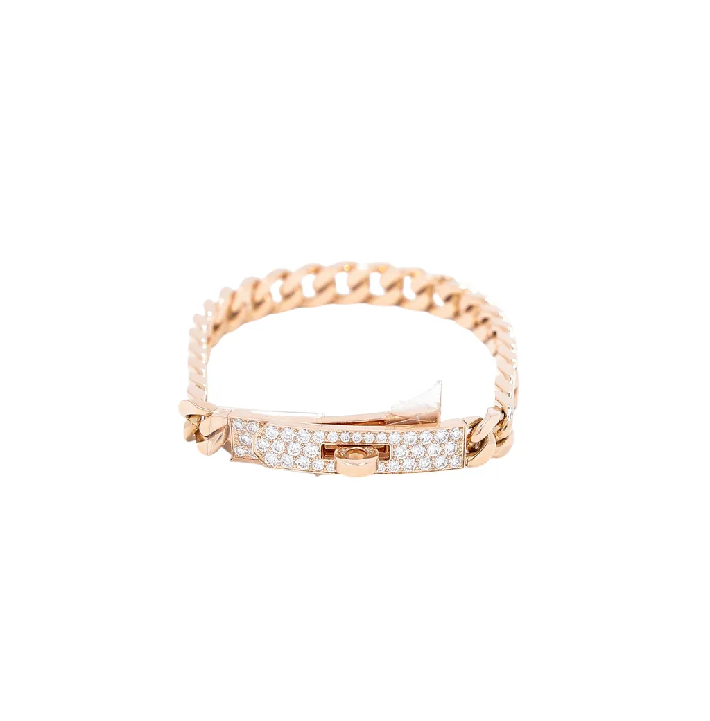 Bracelet Kelly Gourmette Rose Gold