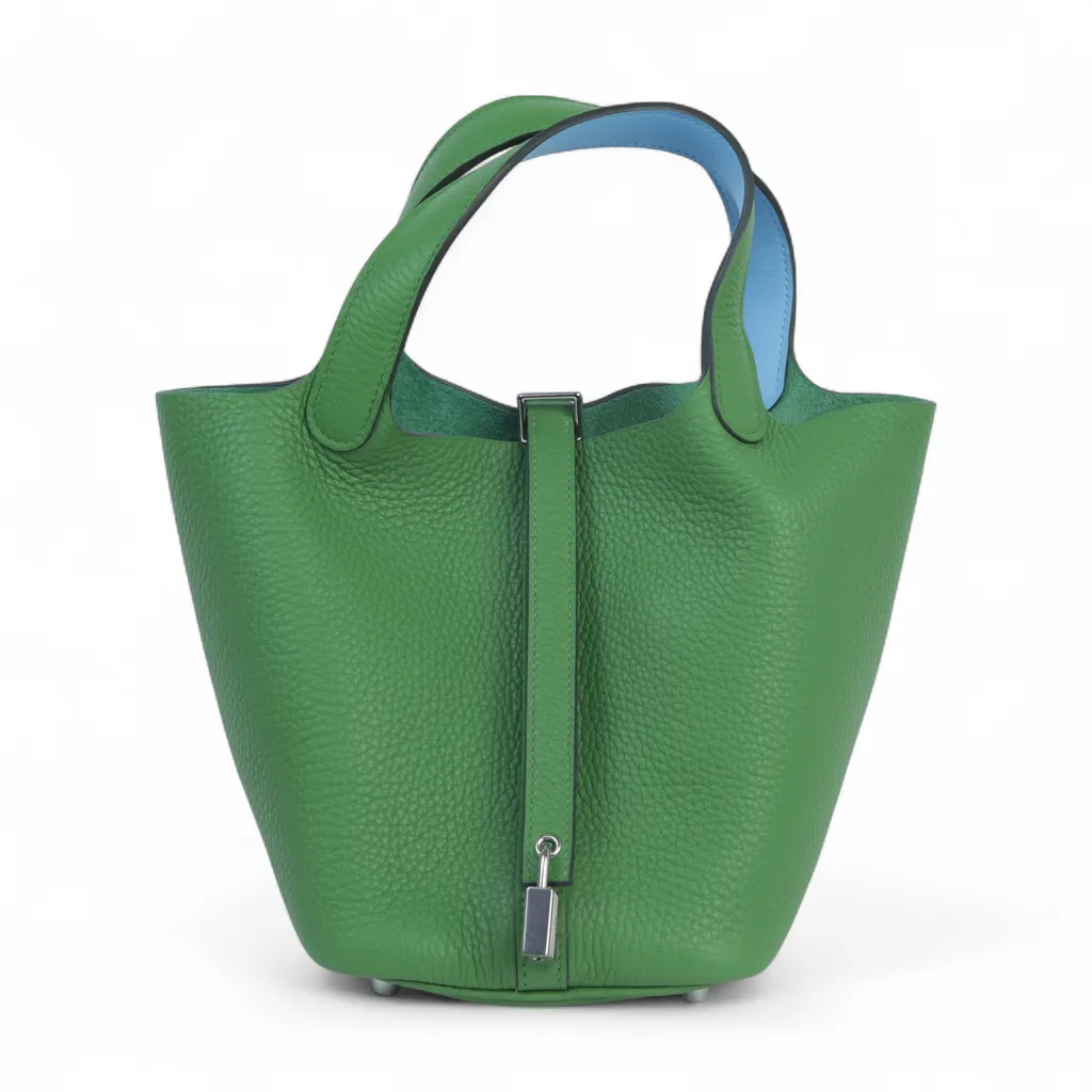 Picotin Lock PM Eclat Celeste (7N) Vert Yucca (A8)