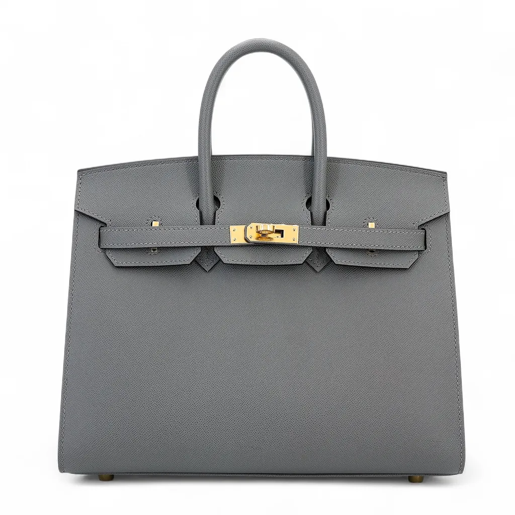 Birkin 25 Sellier Gris Meyer (0L)