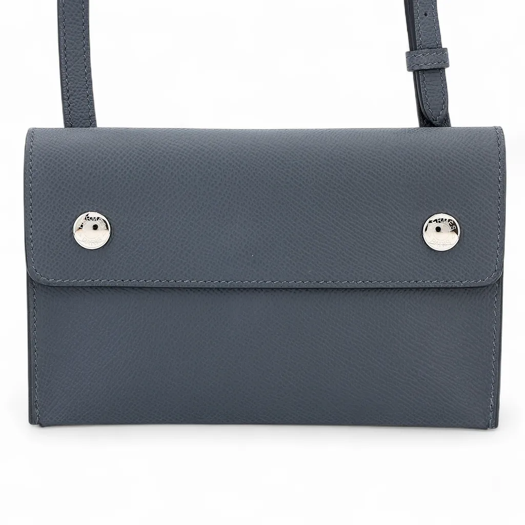 Hermesnap Wallet Gris misty (H0)
