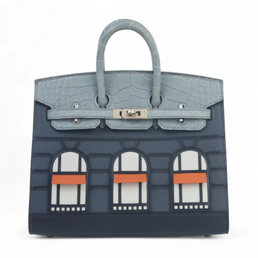 Birkin Faubourg 20 Gris Ciment (0V) Gris misty (H0)