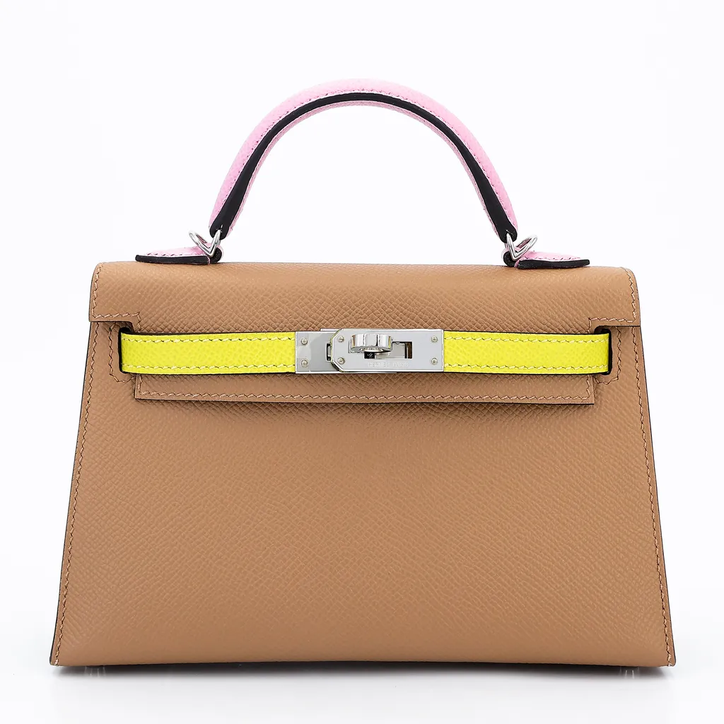 Mini Kelly II Chai (0M) Mauve Sylvestre (X9) Lime (9R)