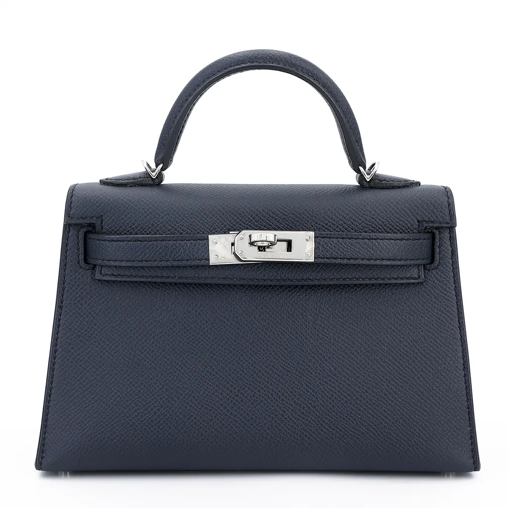 Mini Kelly II Bleu Indigo (76)