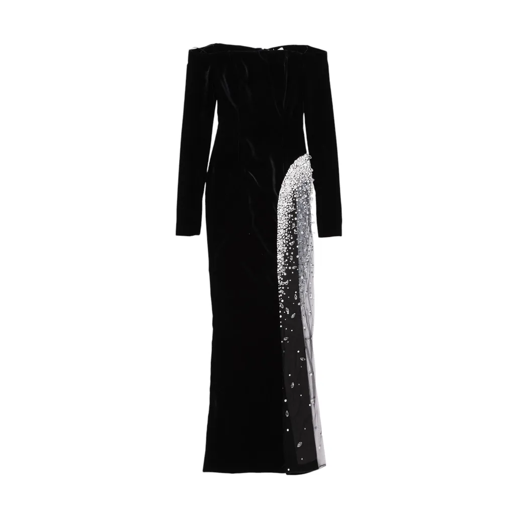 Jean-Louis Sabaji Bead-embellished Dress 黑色