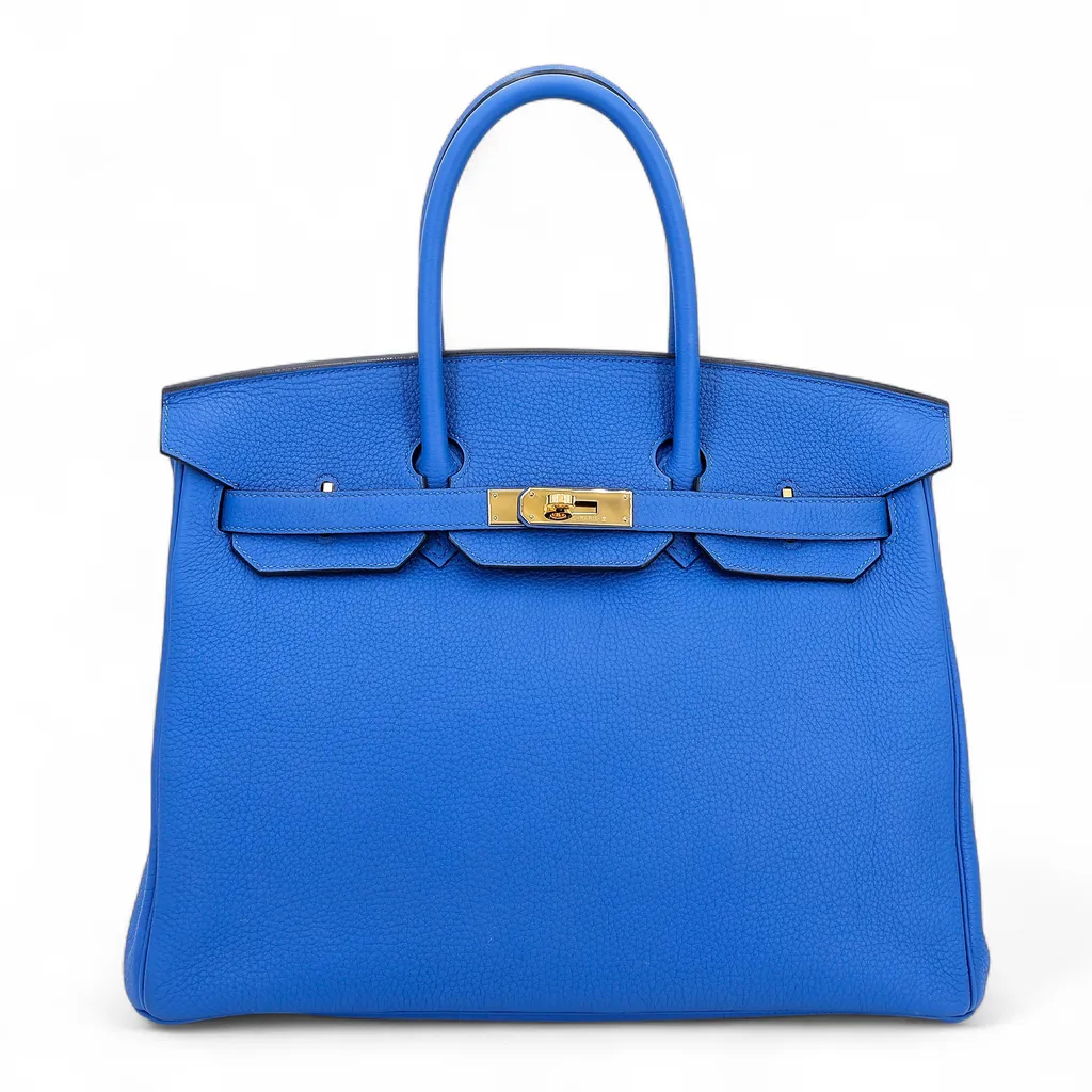 Birkin 35 Bleu Zellige (I7)