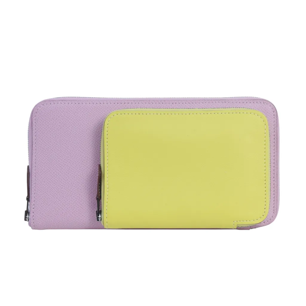 Nouveau To Go wallet Mauve Sylvestre (X9) Lime (9R)