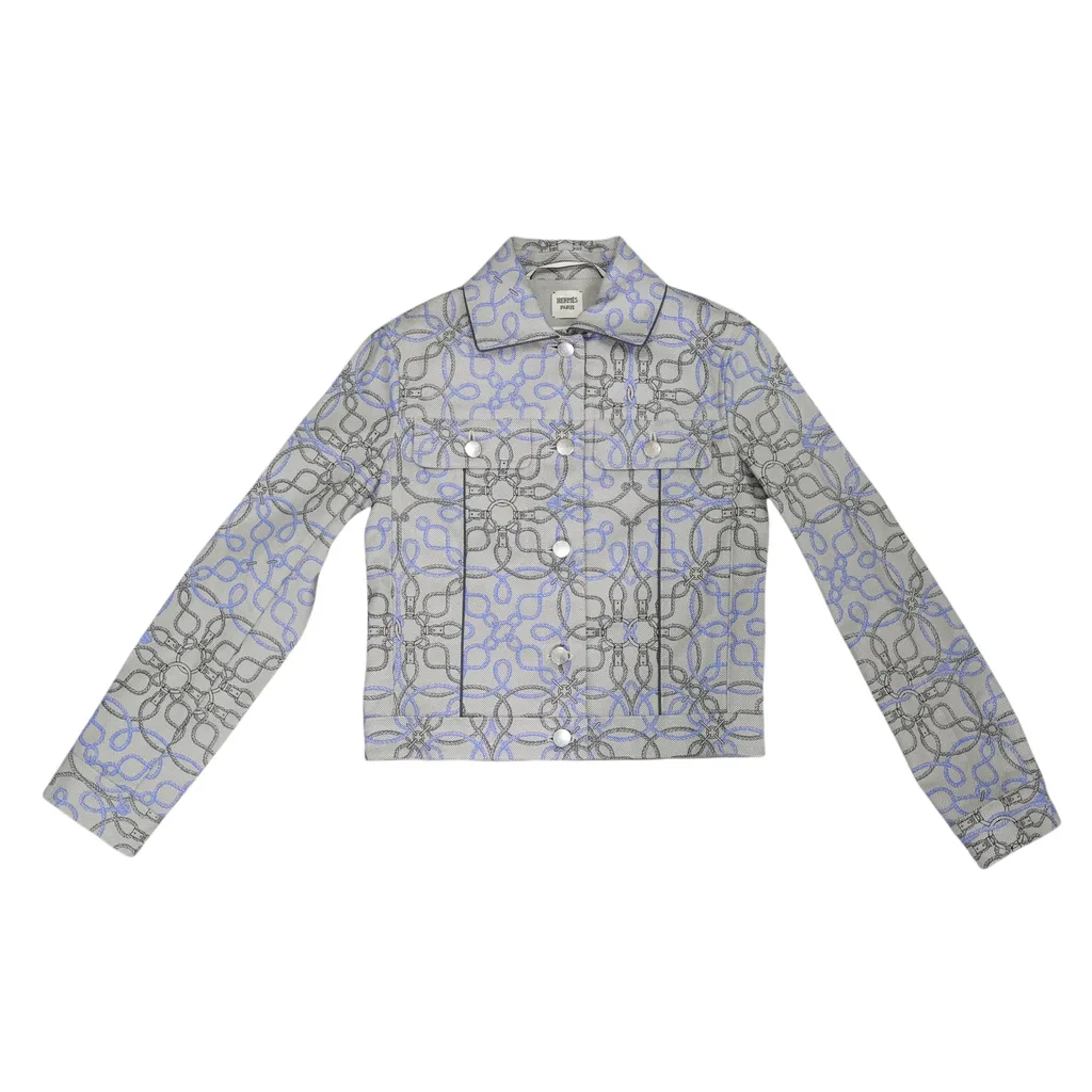 Women's denim jacket Gray Blue