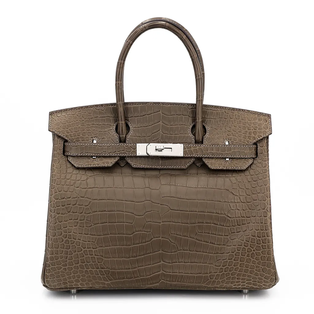 Birkin 30 Gris Elephant (8C)