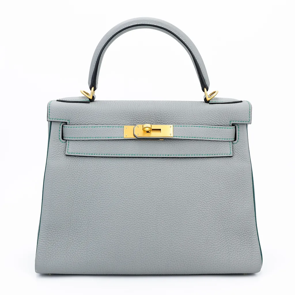 Kelly 28 HSS Gris Mouette (4Z) Bleu Paon (7F)