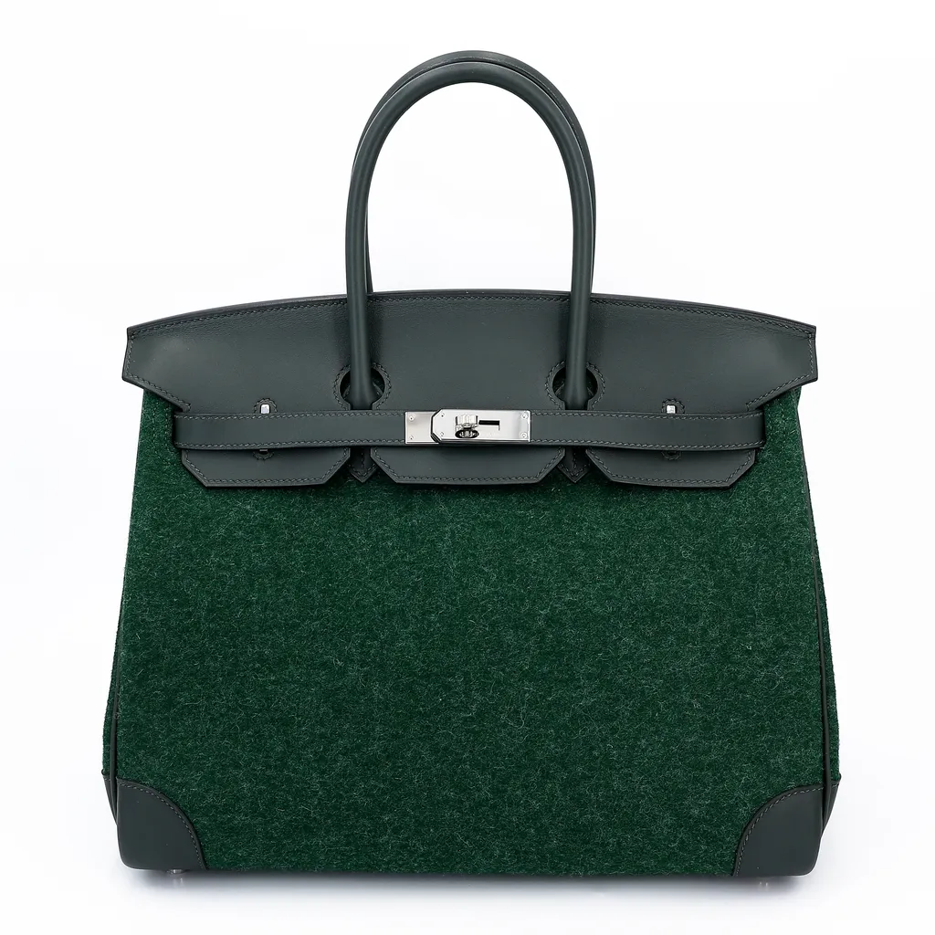 Birkin 35 Vert Cypress (6O) Vert Anglais (2Q)