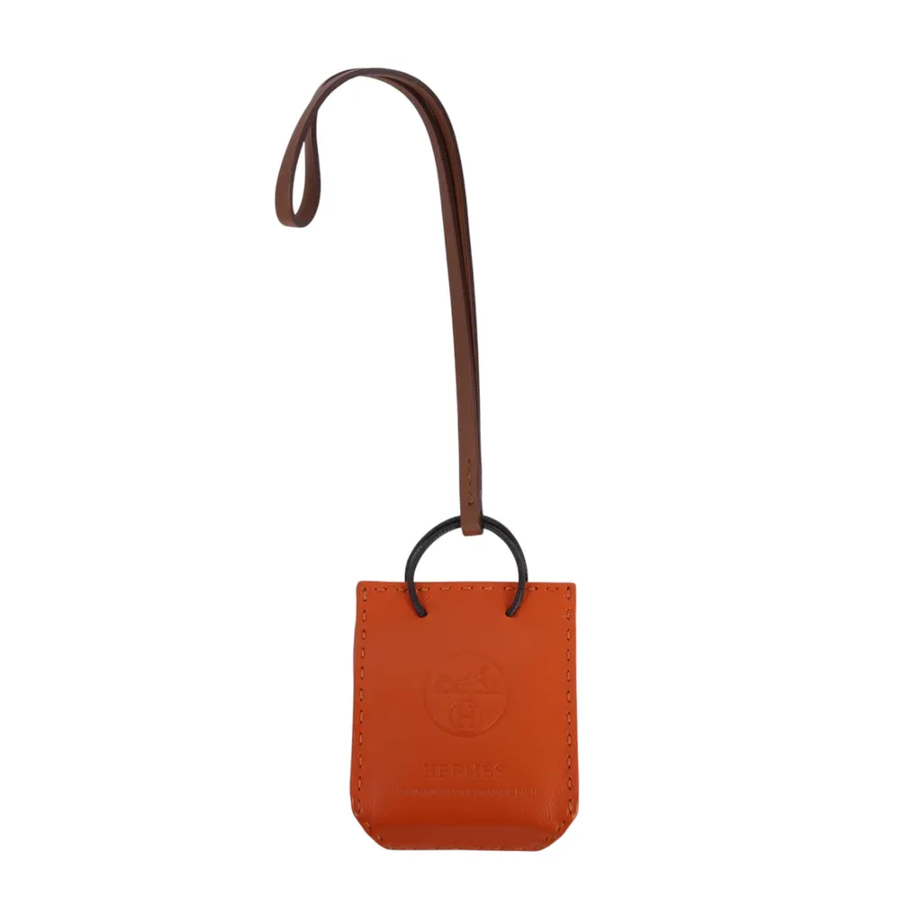 Sac Orange Bag charm Orange