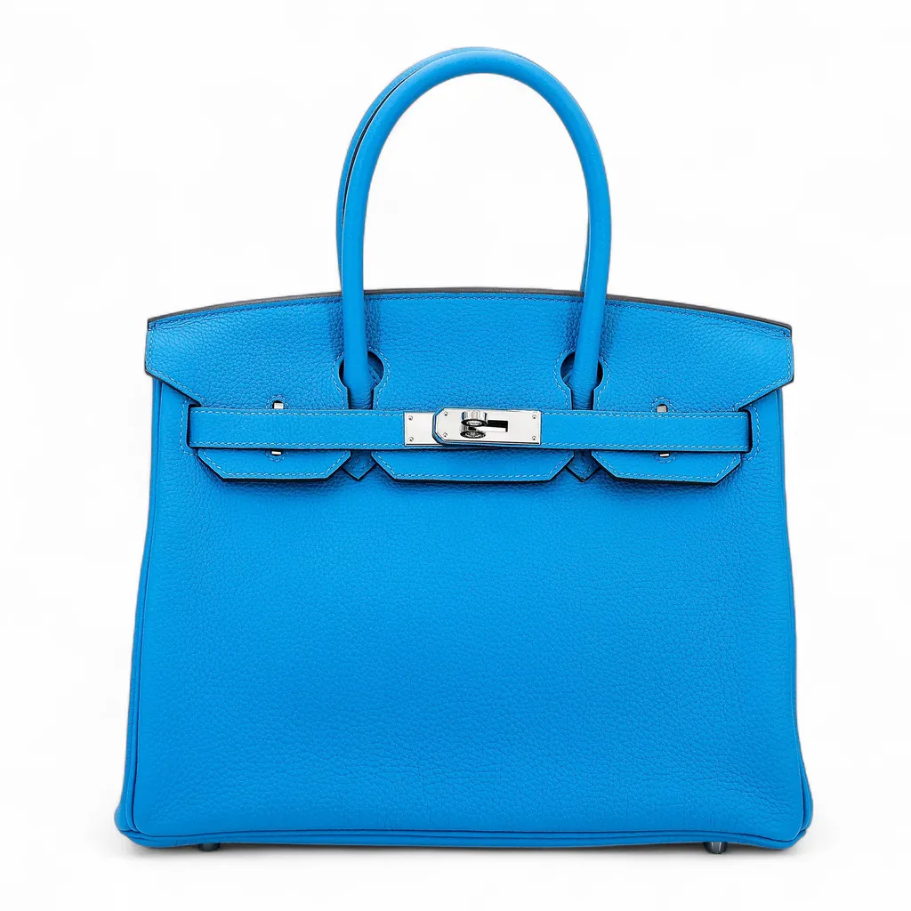 Birkin 30 Bleu Zanzibar (B3) Malachite (Z6)