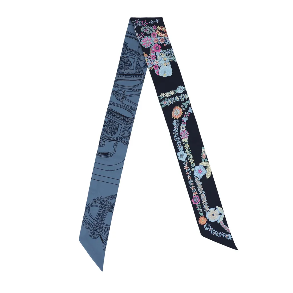 Twilly Brides de Gala en Fleurs Blue Black