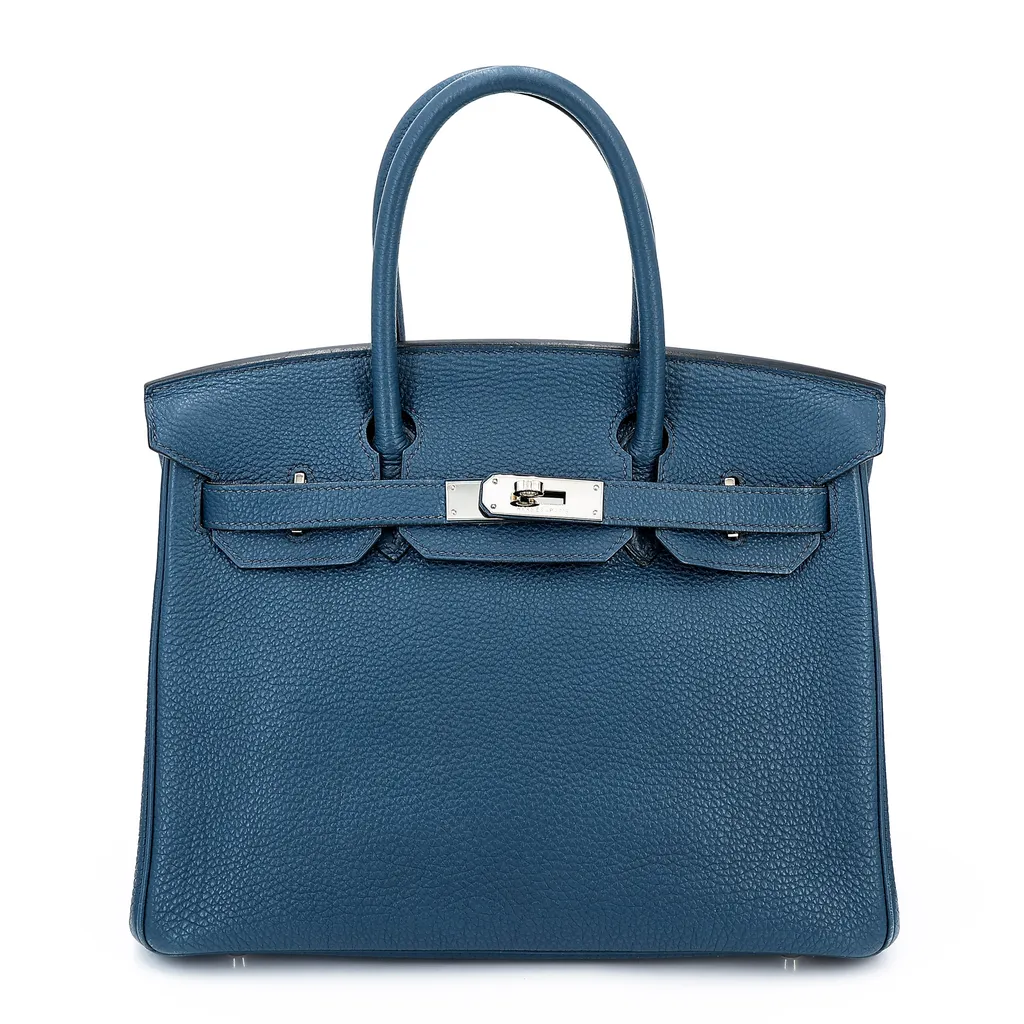 Birkin 30 Bleu Thalassa (7A)