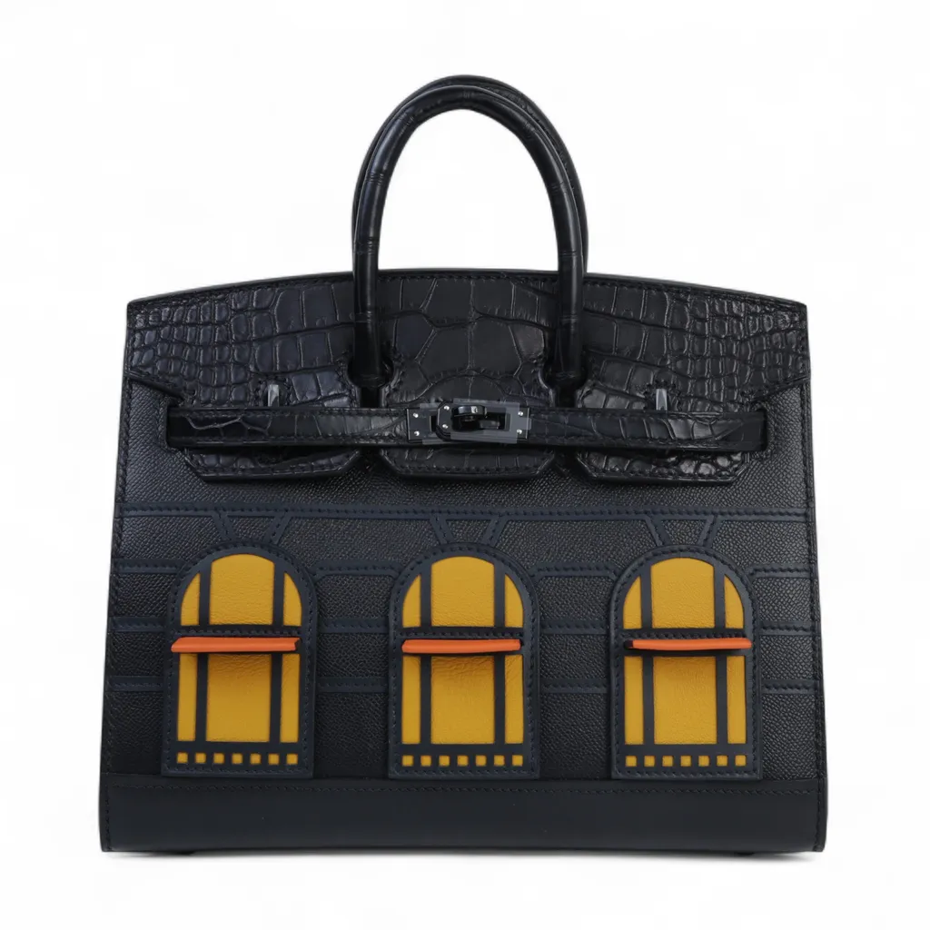 Birkin Faubourg 20 Sellier Midnight Black (89)