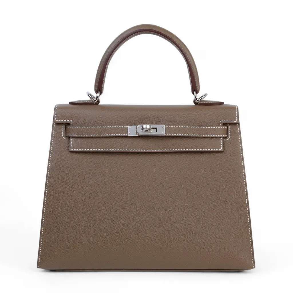 Kelly 25 Sellier Etoupe (18) Bamboo (1K)
