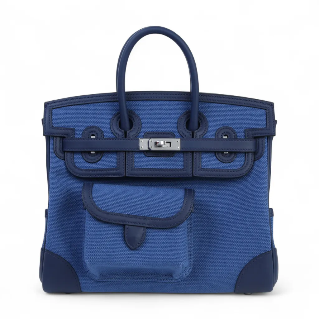 Birkin Cargo 25 89 黑色 Noir 78 深海藍 Blue Marine