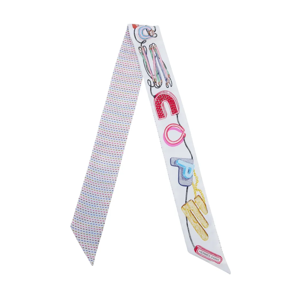 Twilly CHEVALOSCOPE POINTILLE 絲帶 多拼色
