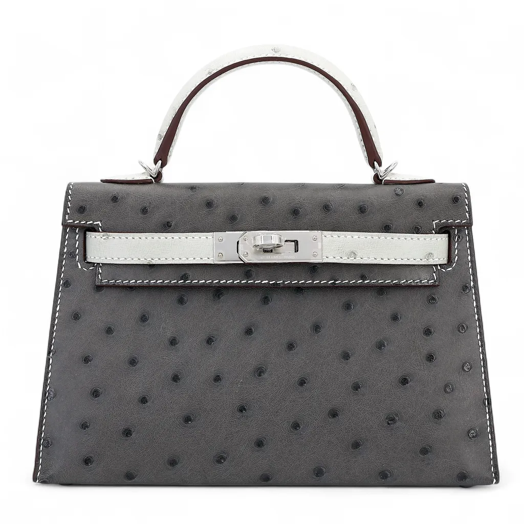 Mini Kelly II Graphite (88) Gris Perle (80)