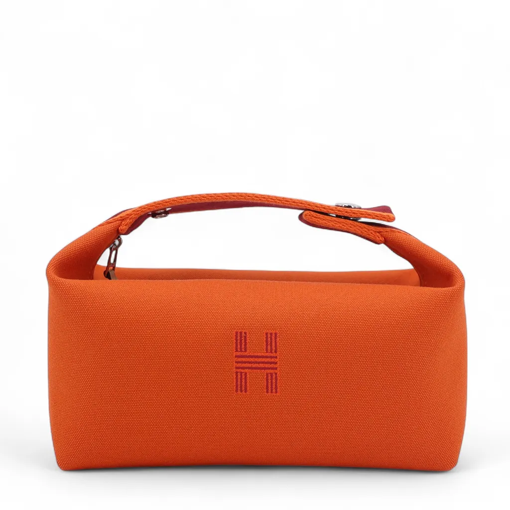 ランク N 新品 HERMÈS エルメス ブリッドアブラックPM オレンジ