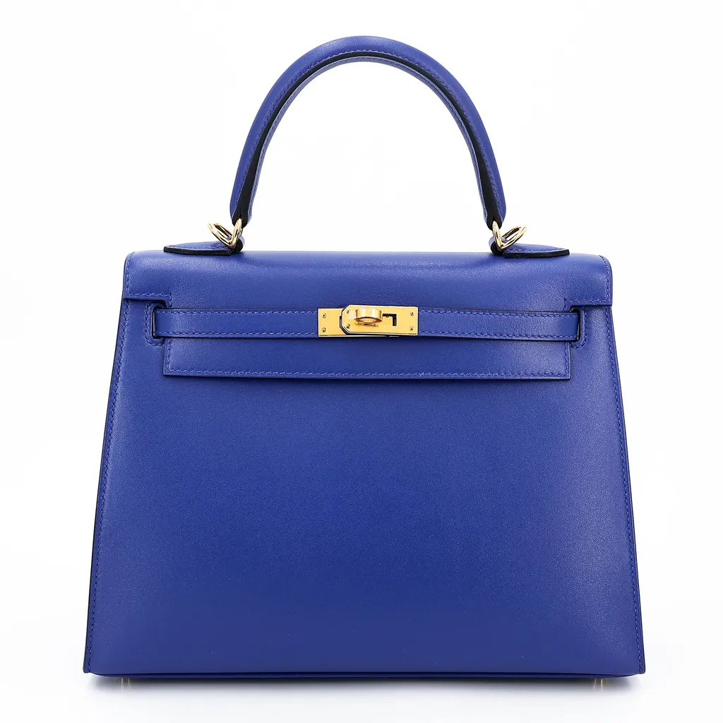 Kelly 25 Sellier Bleu Electrique (7T)