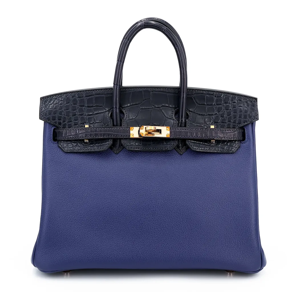 Birkin 25 Touch Bleu Saphir (73) Blue Marine (78)