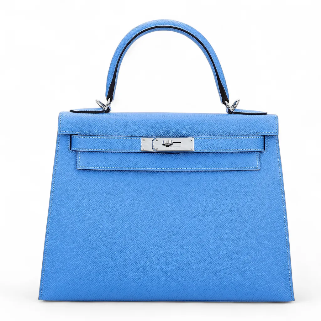 Kelly 28 Sellier Bleu Paradis (2T)