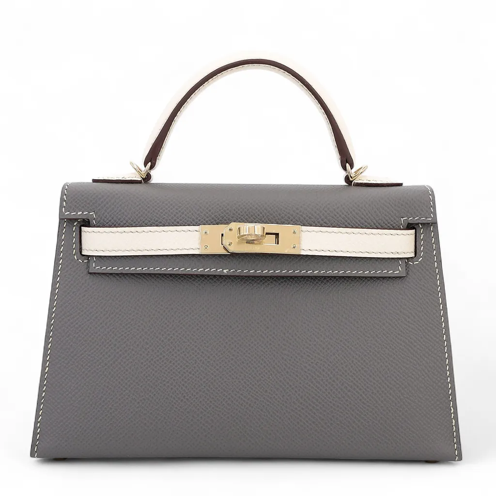 Mini Kelly II HSS Gris Meyer (0L) Craie (10)