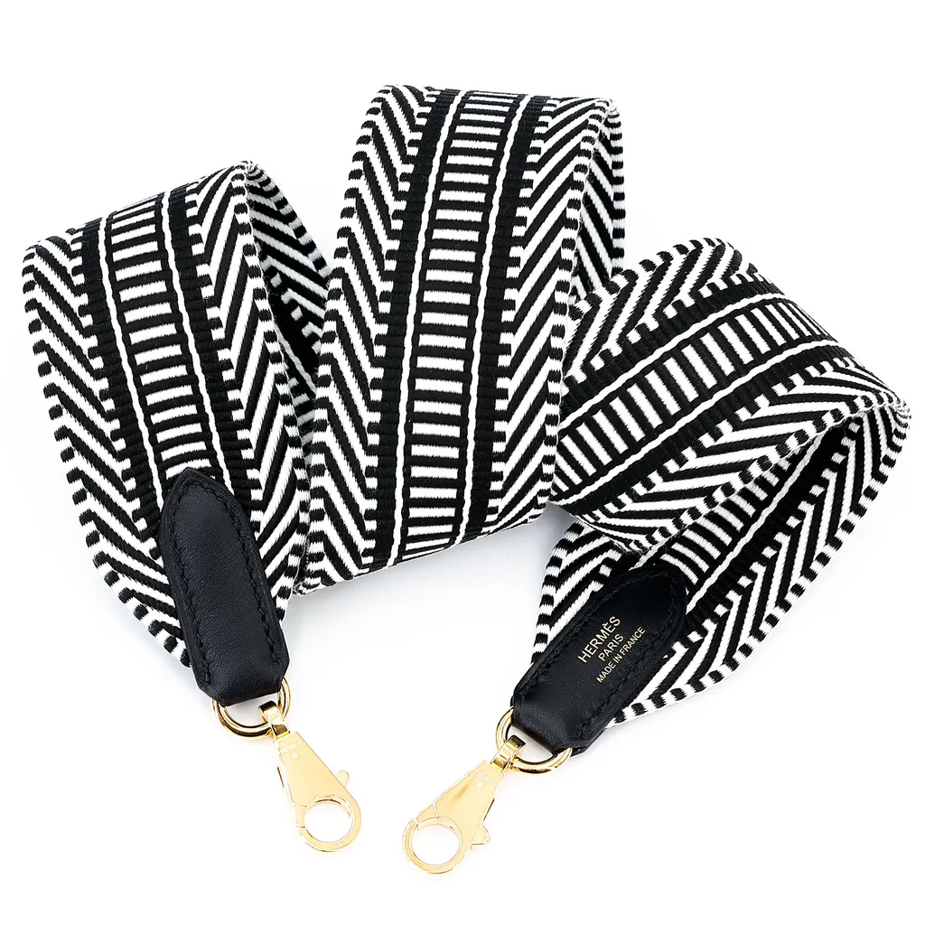 Strap Sangle Cavale White Black
