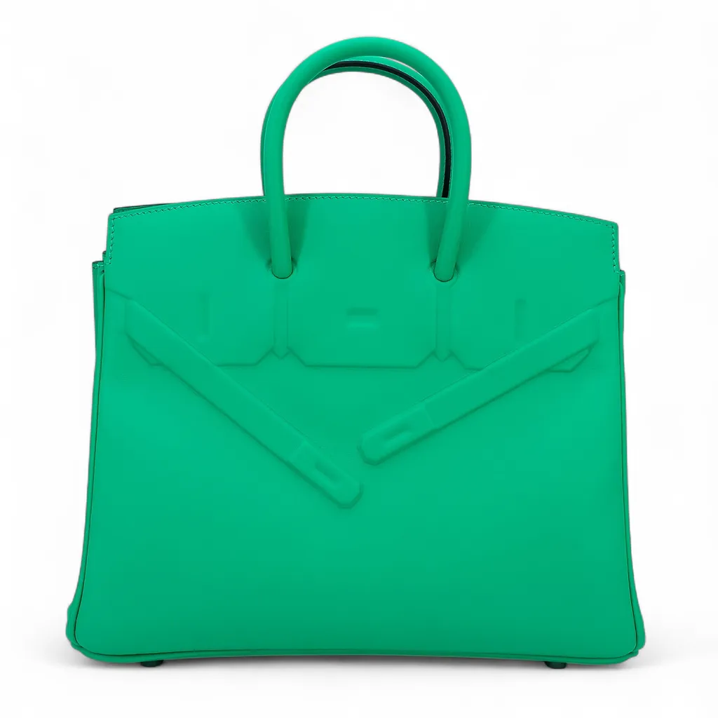 Birkin 25 Shadow Menthe (6W)